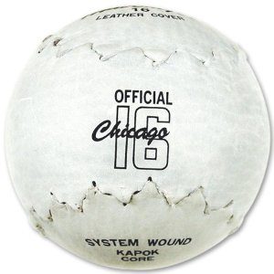 "The Clincher" 16-inch softballs signature ball.